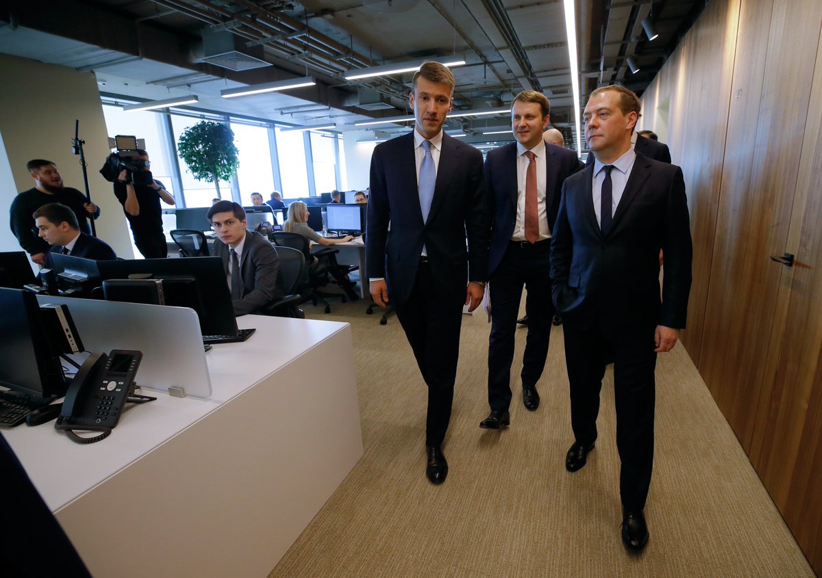 Дмитрий Медведев осмотрел новые рабочие места сотрудников министерств в «Москва-Сити». Реакция премьер-министра.