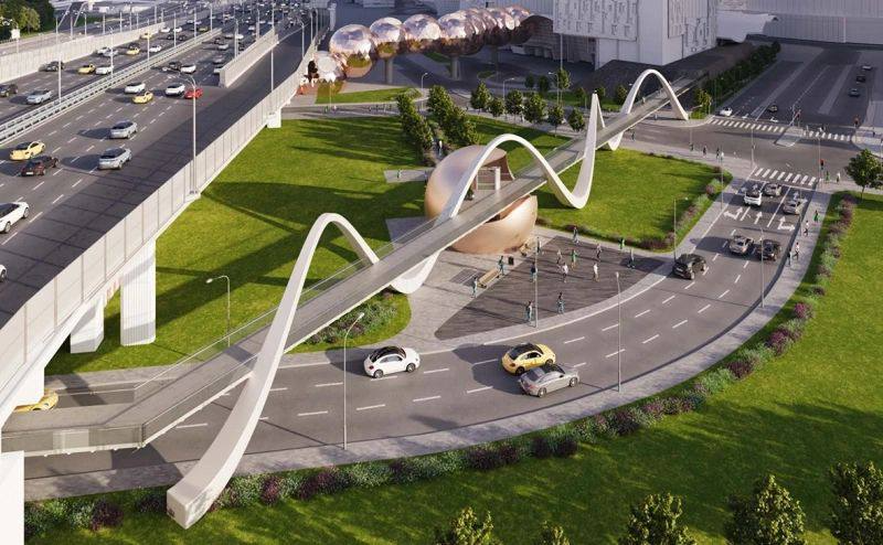 Новый пешеходный мост свяжет Москва-Сити с Дорогомилово