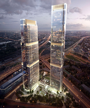 Новый небоскреб Neva Towers