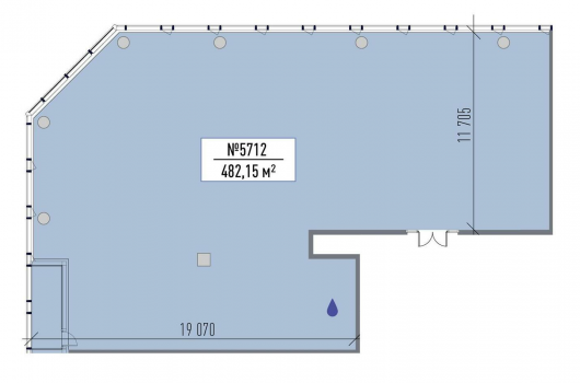 Продажа офиса в МФК iCITY 482,15 м²
