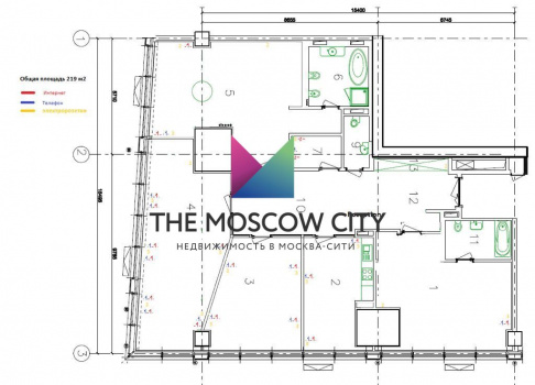 Аренда апартаментов в Город Столиц - Башня Москва 220 м² - фото 19